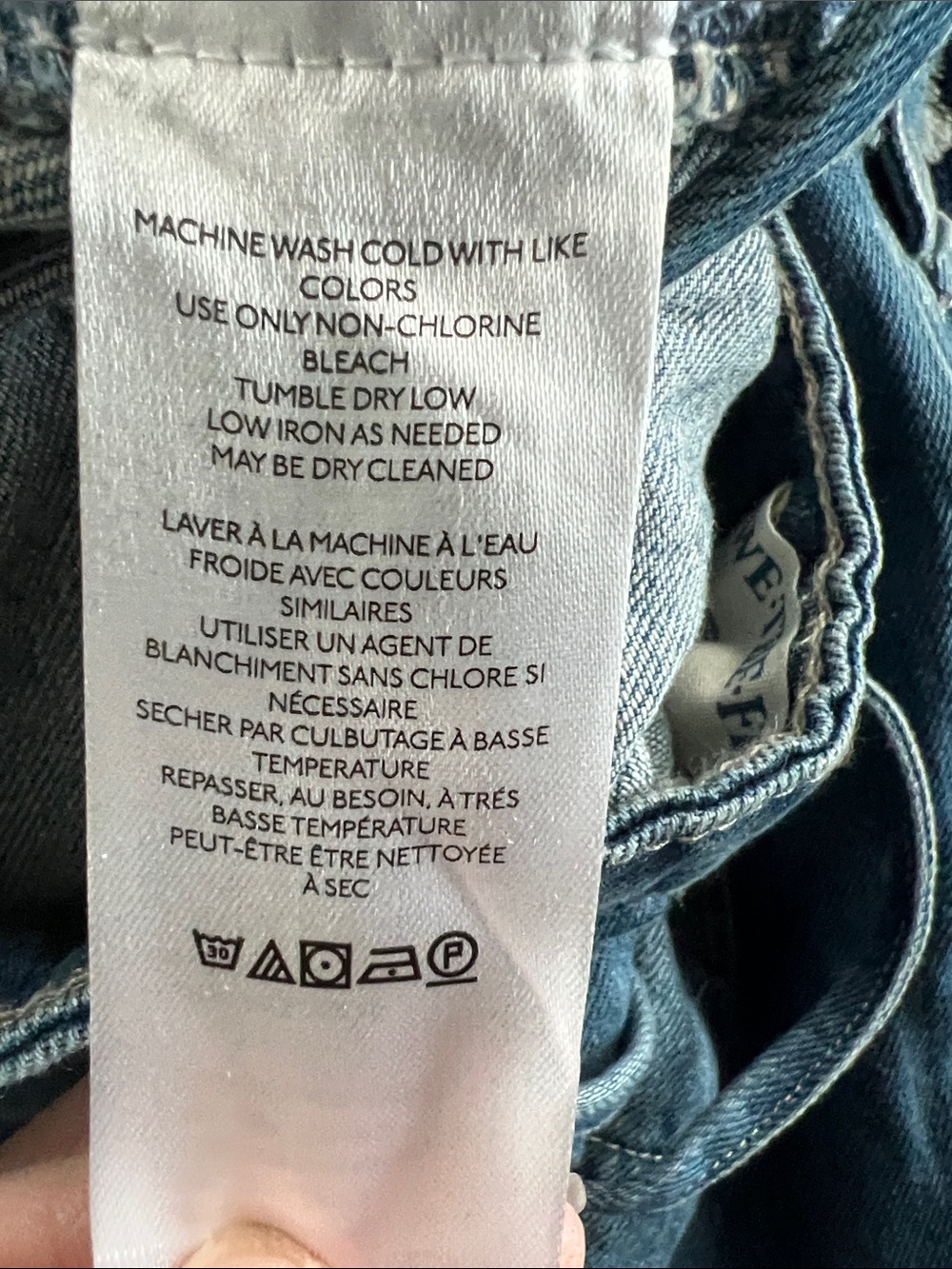 We The Free cropped Denim Overalls in Light Blue - Picture 4 of 7